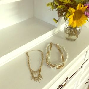 Bundle two statement necklaces!